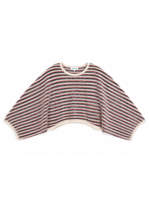 Pull en maille coupe large à rayures