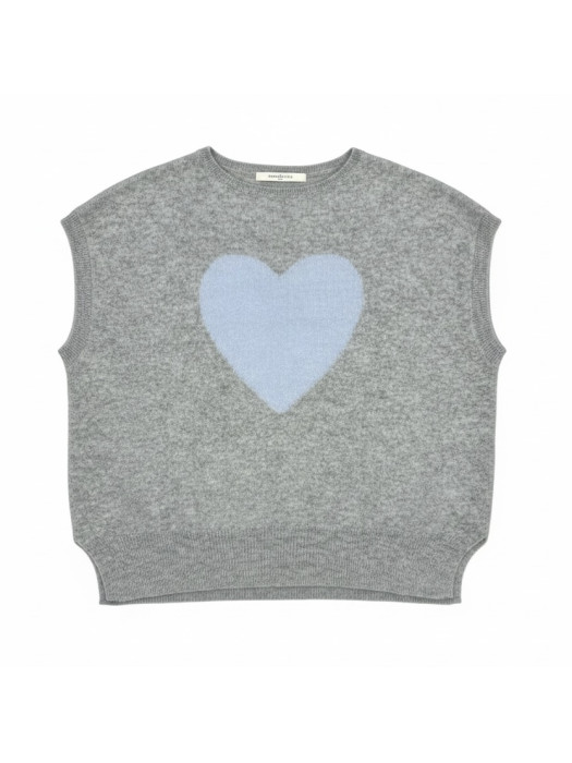 Pull Sans Manches Coeur