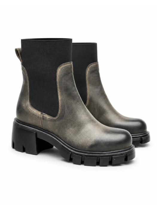 Bottines Chelsea à semelle crantée