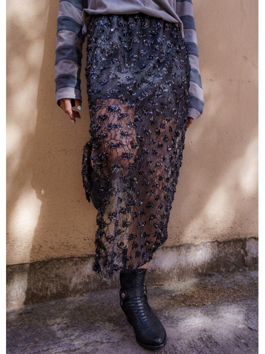 Jupe Dentelle Sequins