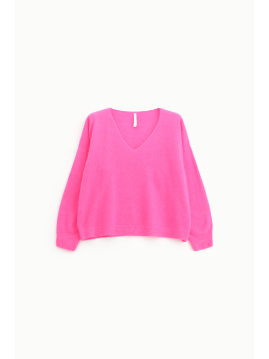 Pull rose fuchsia col V