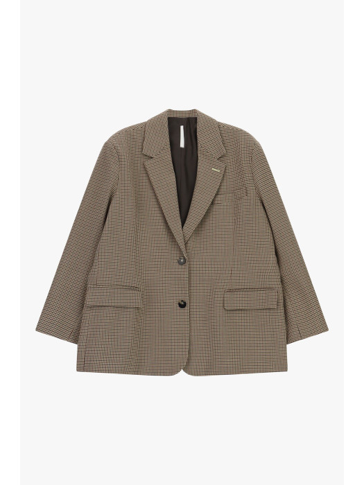 Blazer oversize à carreaux